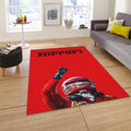 Ferrari F1 Rug, Ferrari F1 Rug: Custom Team Racing Car Carpet
