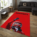 Ferrari F1 Rug, Ferrari F1 Rug: Custom Team Racing Car Carpet