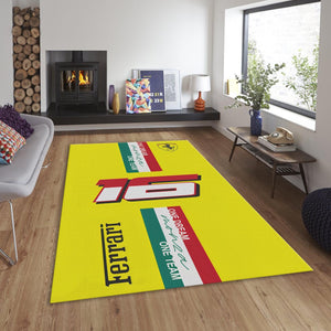 Ferrari F1 Rug, Ferrari F1 Rug: Custom Car Carpet