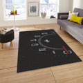 Ferrari F1 Rug, Ferrari F1 Rug: Custom Team Racing Car Carpet