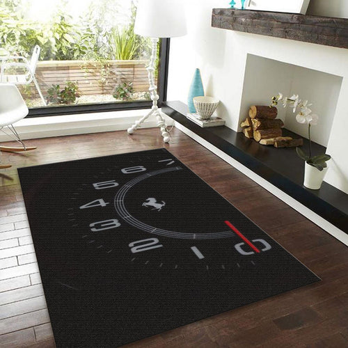 Ferrari F1 Rug, Ferrari F1 Rug: Custom Team Racing Car Carpet