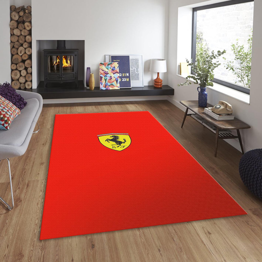 Ferrari F1 Rug Ferrari F1 Rug: Custom Car Carpet for Office or