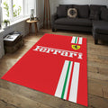 Ferrari F1 Rug, Ferrari F1 Rug: Custom Team Racing Car Carpet