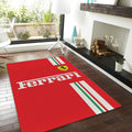 Ferrari F1 Rug, Ferrari F1 Rug: Custom Team Racing Car Carpet