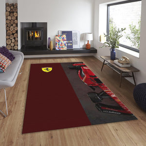 Ferrari F1 Rug, Ferrari F1 Racing Car Rug