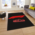 Ferrari F1 Rug, Ferrari F1 Racing Rug: Custom Team Garage Carpet