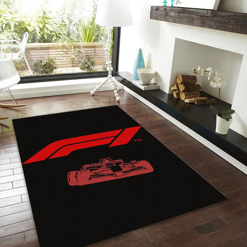 Ferrari F1 Rug, Ferrari F1 Racing Rug: Custom Team Garage Carpet