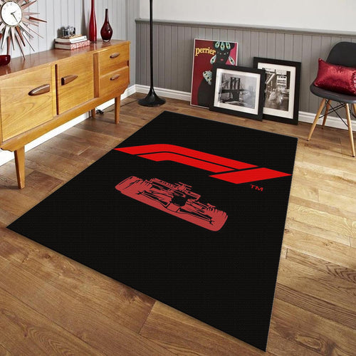 Ferrari F1 Rug, Ferrari F1 Racing Rug: Custom Team Garage Carpet