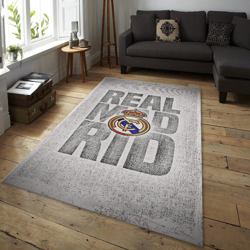 Real Madrid Rug Real Madrid Football Rug: Personalized Team Decor