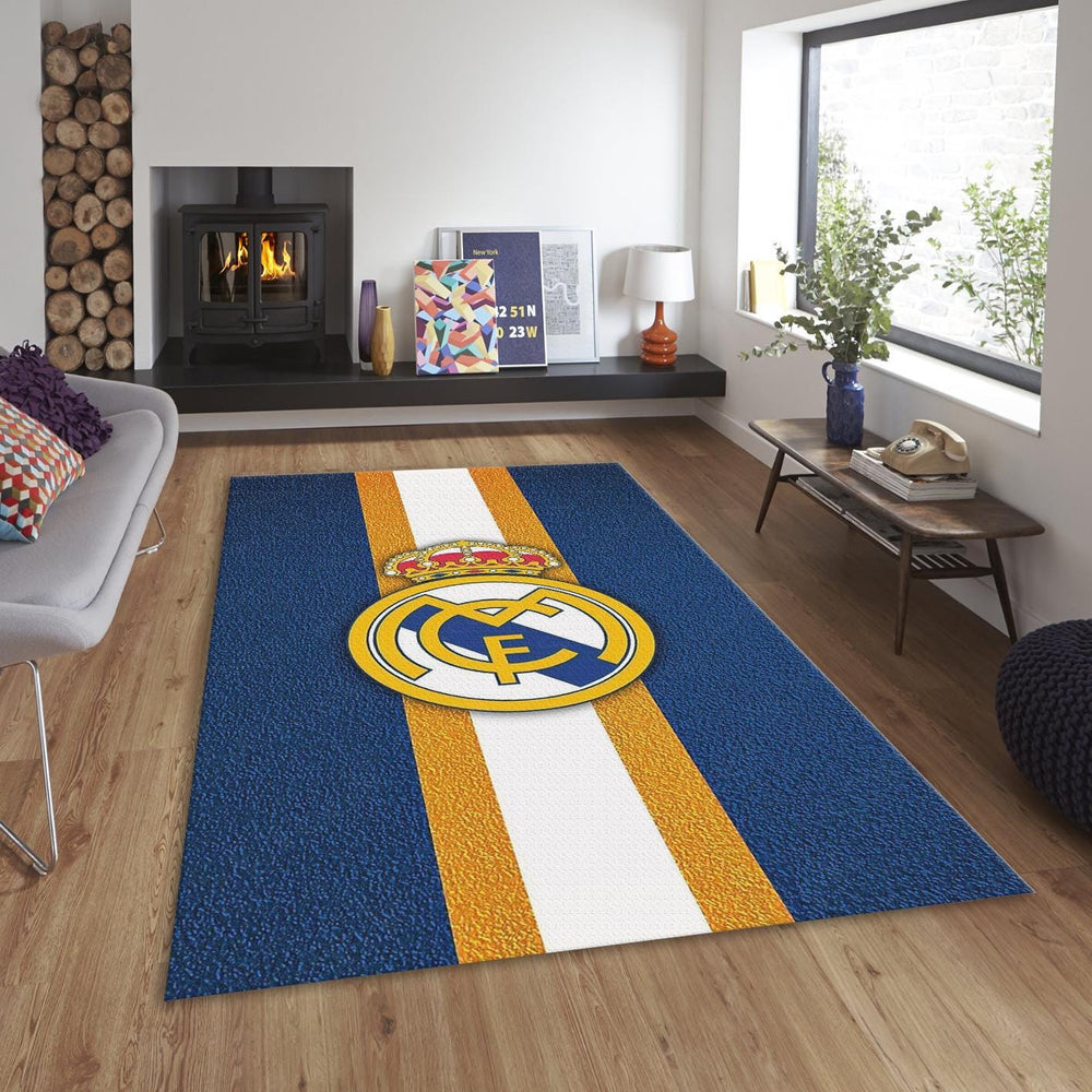 Real Madrid Rug Real Madrid Rug Football Carpet for Garage & Kids