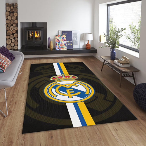 Real Madrid Rug Real Madrid Rug Football Carpet for Garage & Kids