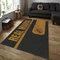 Real Madrid Rug, Real Madrid Football Rug: Vintage Style