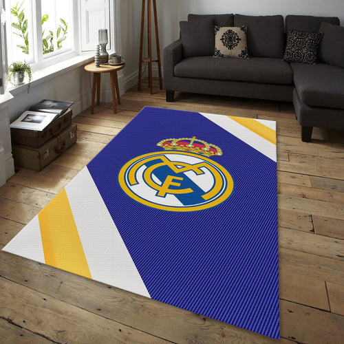 Real Madrid Rug, Real Madrid Football Rug: Vintage Style