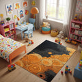 Art Rug Abstract rug Shapes Carpet Rothko Style Non-Slip Washable