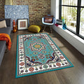 Turkish Rug Abstract rug Shapes Carpet Persian Rug Non-Slip