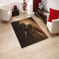 Knight Rug Middle Ages Rug Art Rug Abstract rug Non-Slip Washable