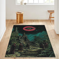 Eye Rug Illuminati Rug Abstract rug Rothko Style Non-Slip
