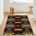 Skull Rug Floral Rug Gothic Rug Art Rug Abstract rug Non-Slip