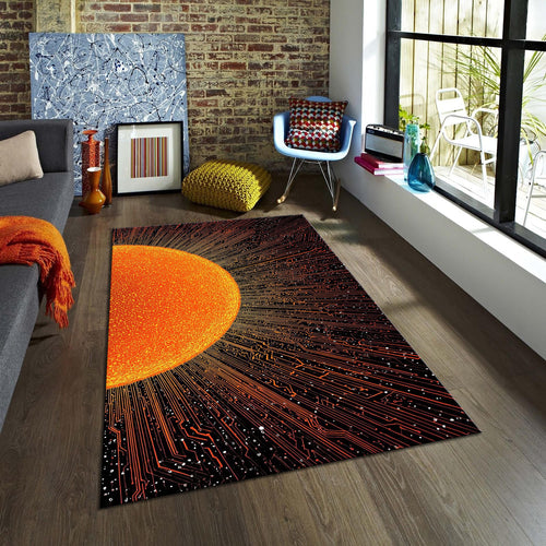 Art Rug Abstract rug Shapes Carpet Rothko Style Non-Slip Washable