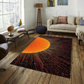 Art Rug Abstract rug Shapes Carpet Rothko Style Non-Slip Washable