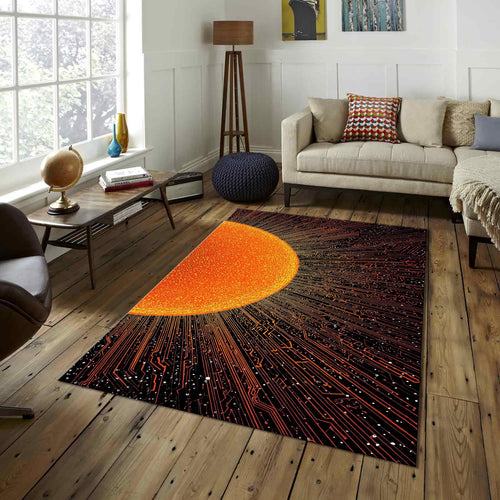 Art Rug Abstract rug Shapes Carpet Rothko Style Non-Slip Washable