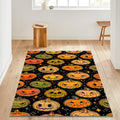 Pumpkin Rug Xmas Rug Modern Abstract rug Non-Slip Washable
