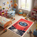 Eye Rug Illuminati Rug Abstract rug Rothko Style Non-Slip