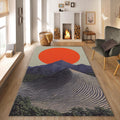 Japanese Hokusai Rug, Gaifu kaisei Rug
