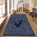 illustration Rug Cosmic Rug Spiritual Rug Modern Abstract rug