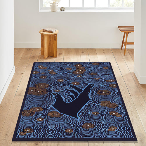 illustration Rug Cosmic Rug Spiritual Rug Modern Abstract rug