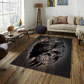 Owl Pattern Rug Gothic Rug Rococo Style Rug Abstract rug Non-Slip