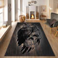 Owl Pattern Rug Gothic Rug Rococo Style Rug Abstract rug Non-Slip