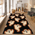 Ghost Rug Xmas Rug Modern Abstract rug Non-Slip Washable Painting