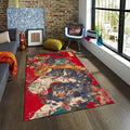Tiger Rug Floral Rug Gothic Rug Art Rug Abstract rug Non-Slip