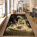 Buddha Rug Meditation Rug Ethereal Rug Non-Slip Washable Rug
