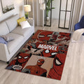 Personalized Spiderman Rug, Kids Room Decor