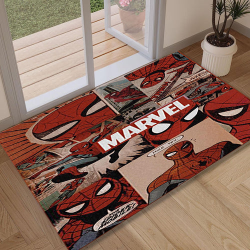 Personalized Spiderman Rug, Kids Room Decor