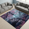Sword Rug, Sword Decor, Movie Rug, Floral Decor, Boho Chic