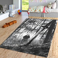 Katana Rug, Anime Style Carpet, Washable Nonslip