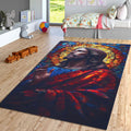 Jesus Rug, Christian Prayer Rug, Christian Rug, Jesus Theme Rug