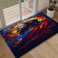 Jesus Rug, Christian Prayer Rug, Christian Rug, Jesus Theme Rug