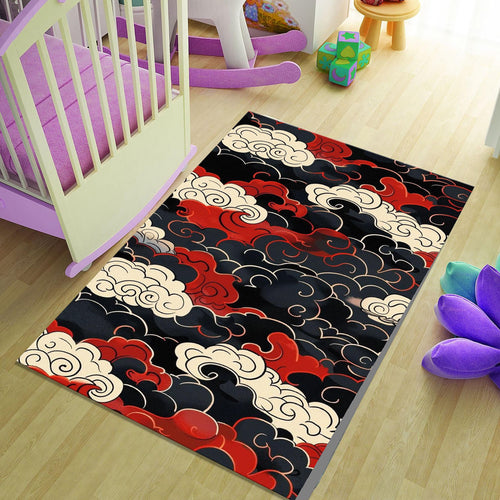 Cloud Art Area Rug, Gothic Bohemian Decor, Stylish Gift
