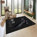 Fighter Jets Rugs, sr71 blackbird Aircraft Rug, Military Aviation