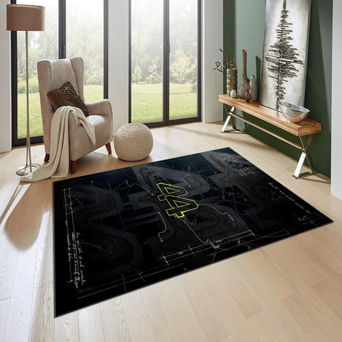 Ferrari F1 Rug Lewis Hamilton Rug Formula 1 Racing Carpet for