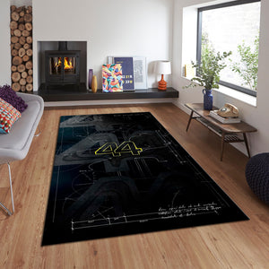 Ferrari F1 Rug Lewis Hamilton Rug Formula 1 Racing Carpet for
