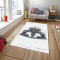 Ferrari F1 Rug Drawing rug Formula 1 Racing Carpet for Garage &