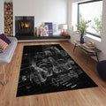 Ferrari F1 Rug Engine Rug Formula 1 Racing Carpet for Garage &