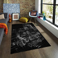 Ferrari F1 Rug Engine Rug Formula 1 Racing Carpet for Garage &