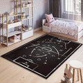 Football Rug, Tactics Rug, Football Pitch Rug, Soccer Field Rug