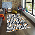 Chess Rug, Queens Gambit Rug, Modern Rug, Area Rug, 6x8 Rug